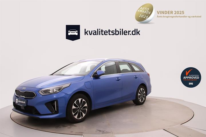 Blå Kia Ceed fra 2020