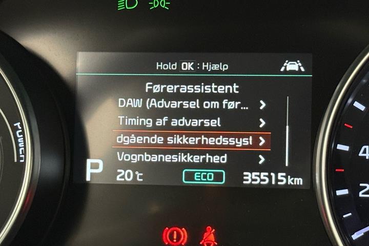 Blå Kia Ceed fra 2020