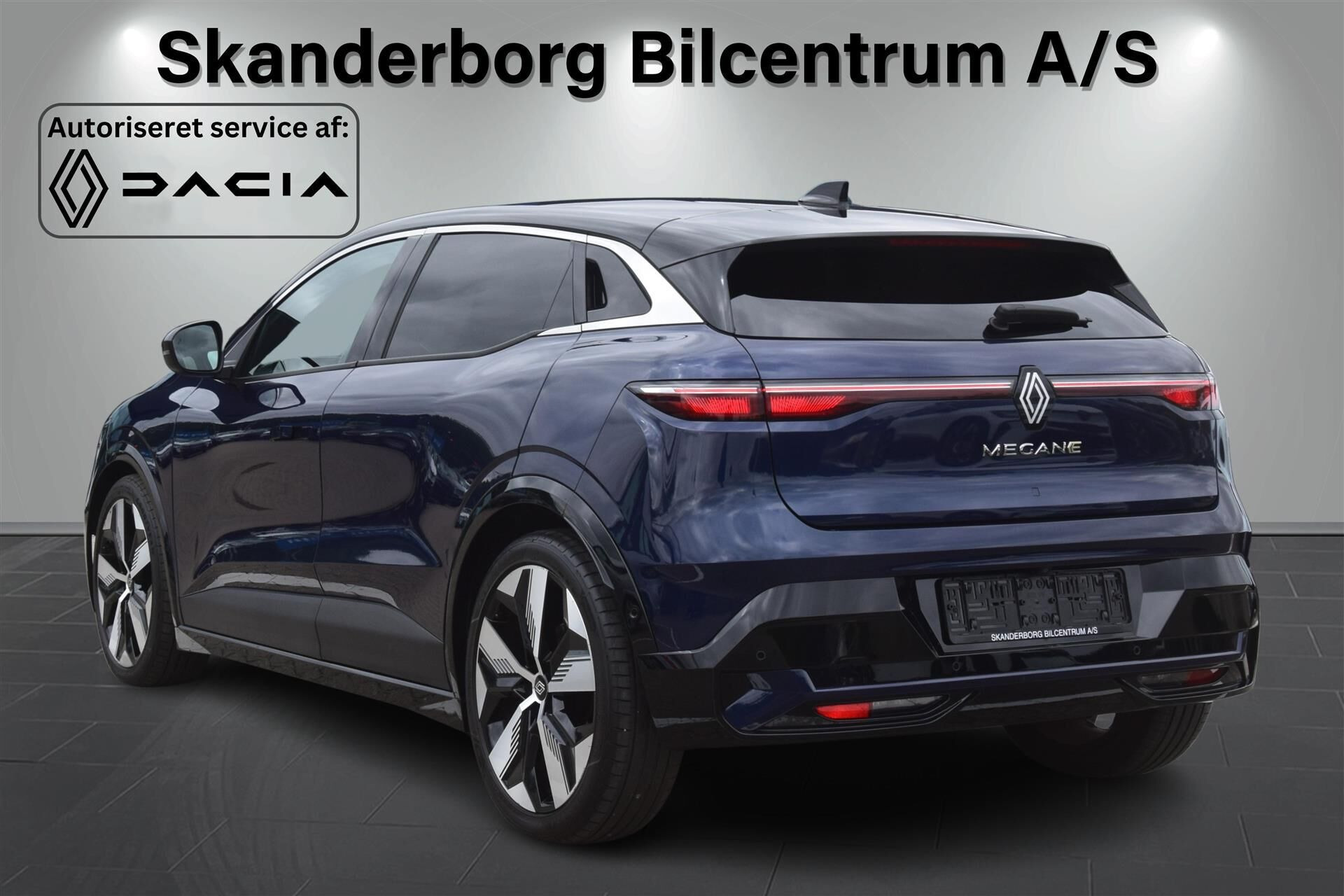 Blå Renault Mégane fra 2023
