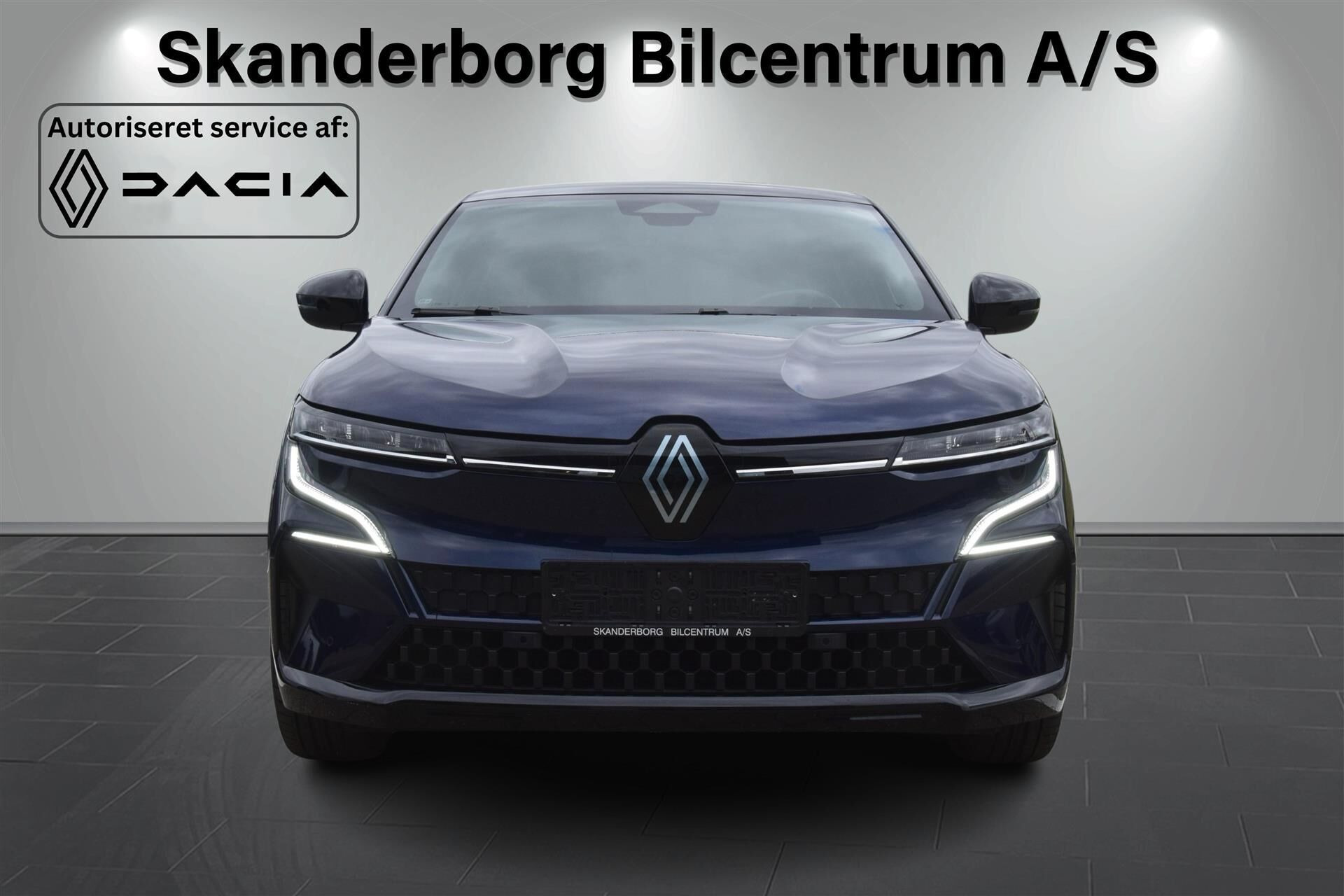 Blå Renault Mégane fra 2023