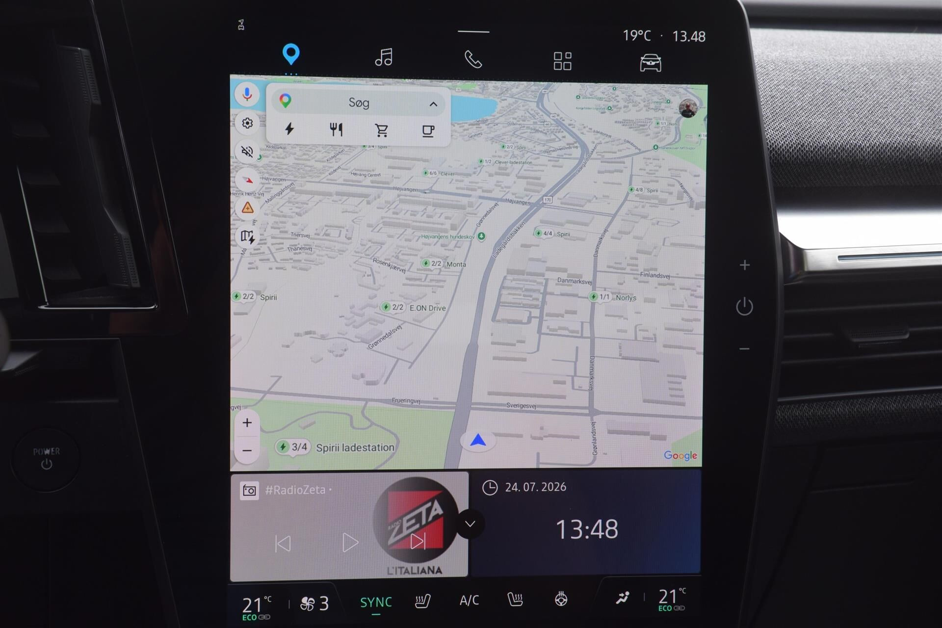 Blå Renault Mégane fra 2023