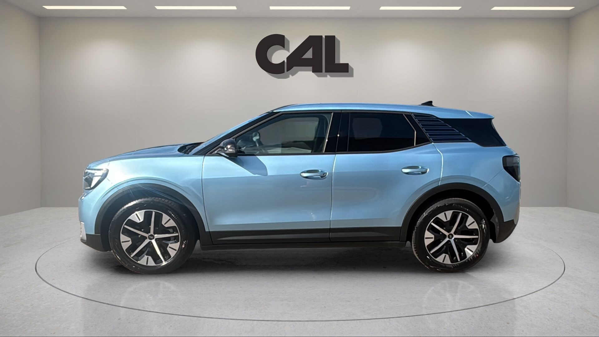 Blå Ford Explorer fra 2025