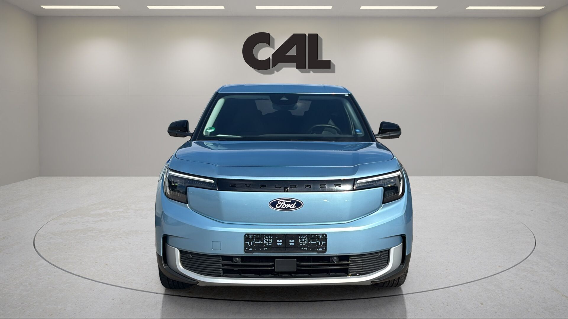 Blå Ford Explorer fra 2025