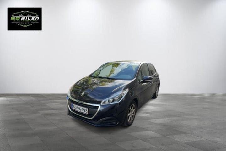 Sort Peugeot 208 fra 2016