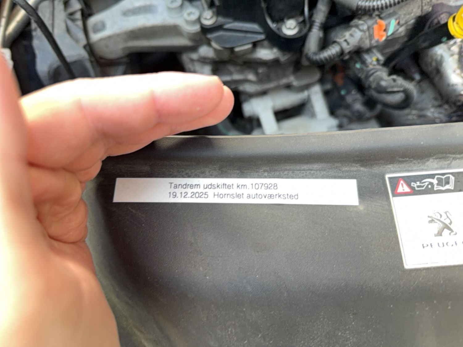 Sort Peugeot 208 fra 2016