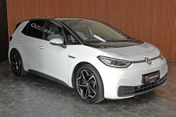 Hvid VW ID.3 fra 2021
