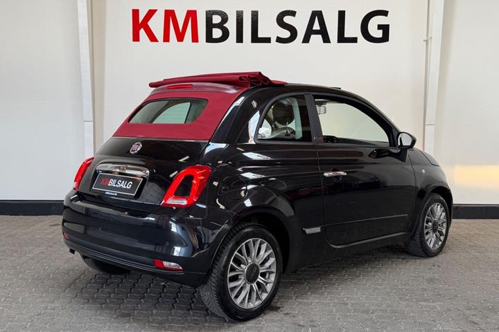 Sort Fiat 500C fra 2018