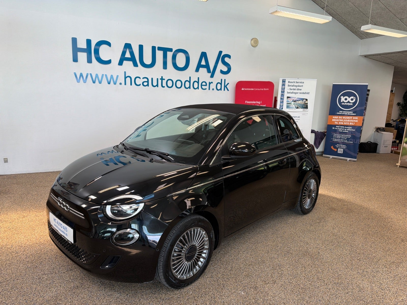 Sort Fiat 500e fra 2023