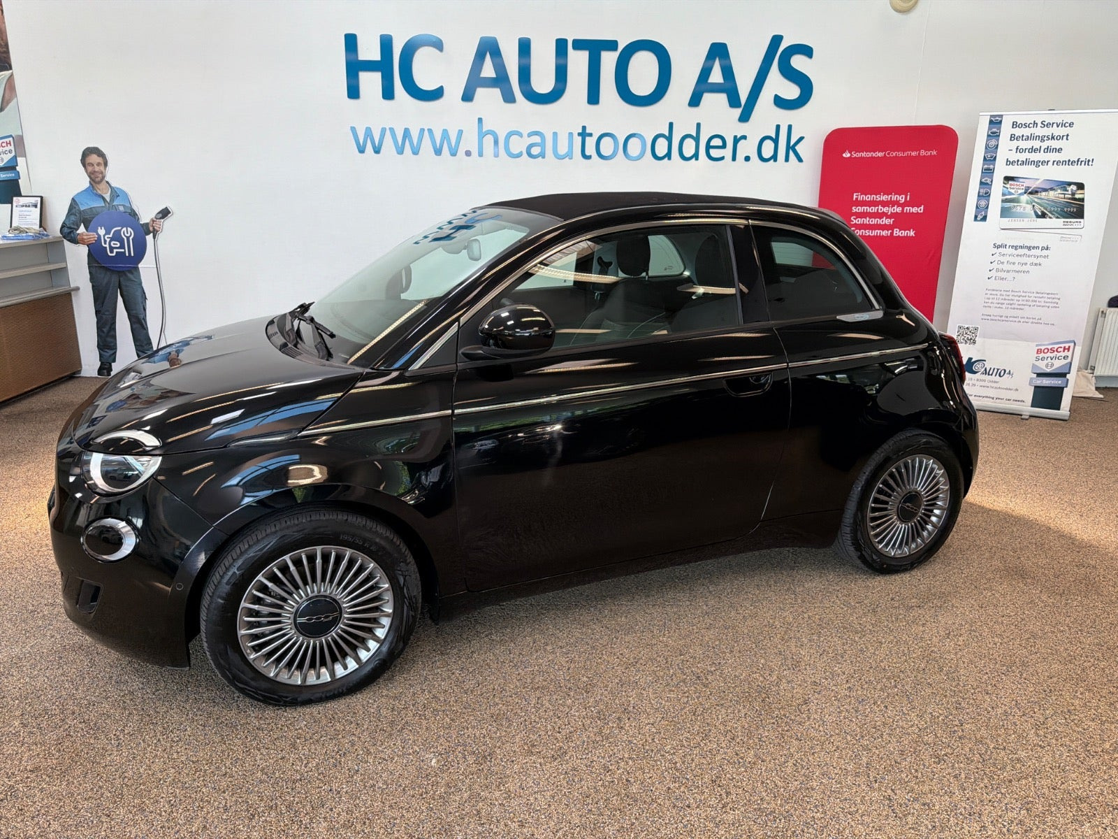 Sort Fiat 500e fra 2023