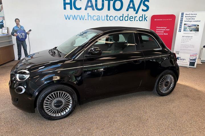 Sort Fiat 500e fra 2023