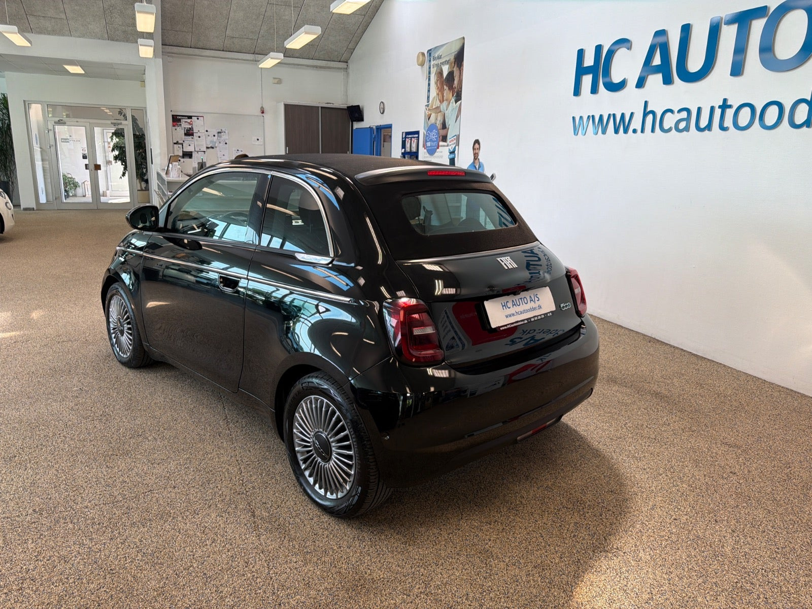 Sort Fiat 500e fra 2023