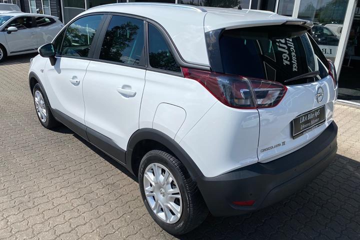 Hvid Opel Crossland X fra 2019