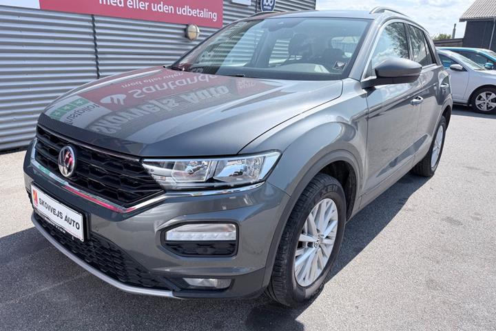 Grå VW T-Roc fra 2019