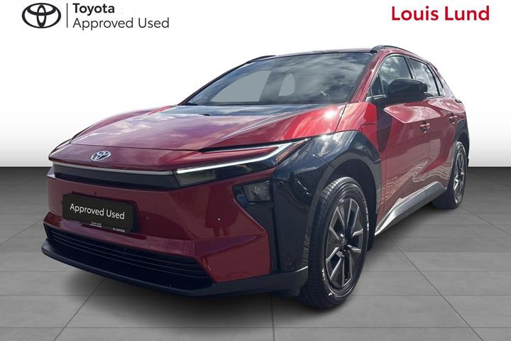 Rød Toyota BZ4X fra 2026