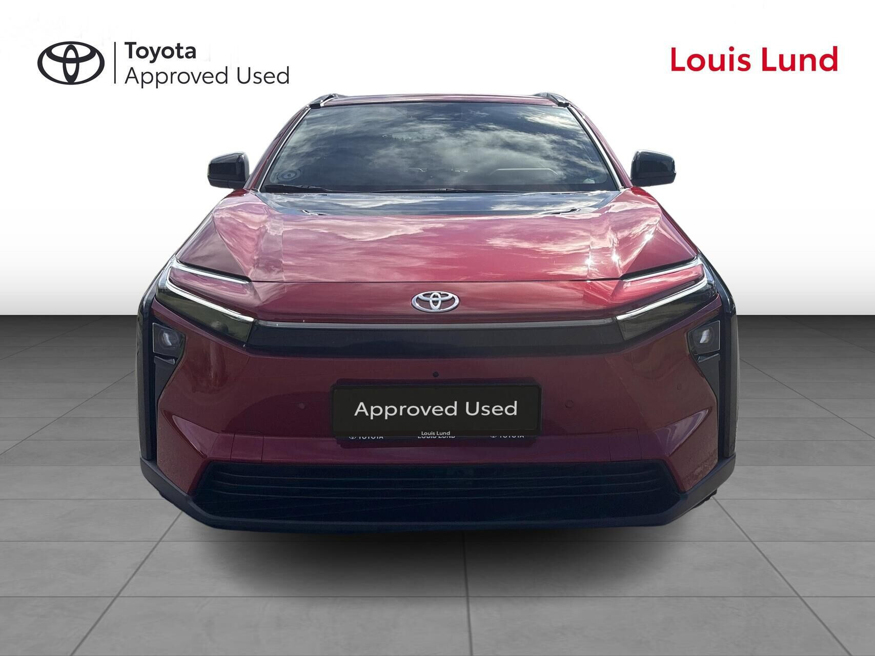 Rød Toyota BZ4X fra 2026