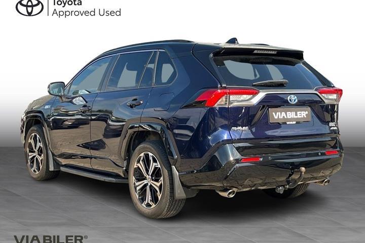 Blå Toyota RAV4 Plug-in fra 2021