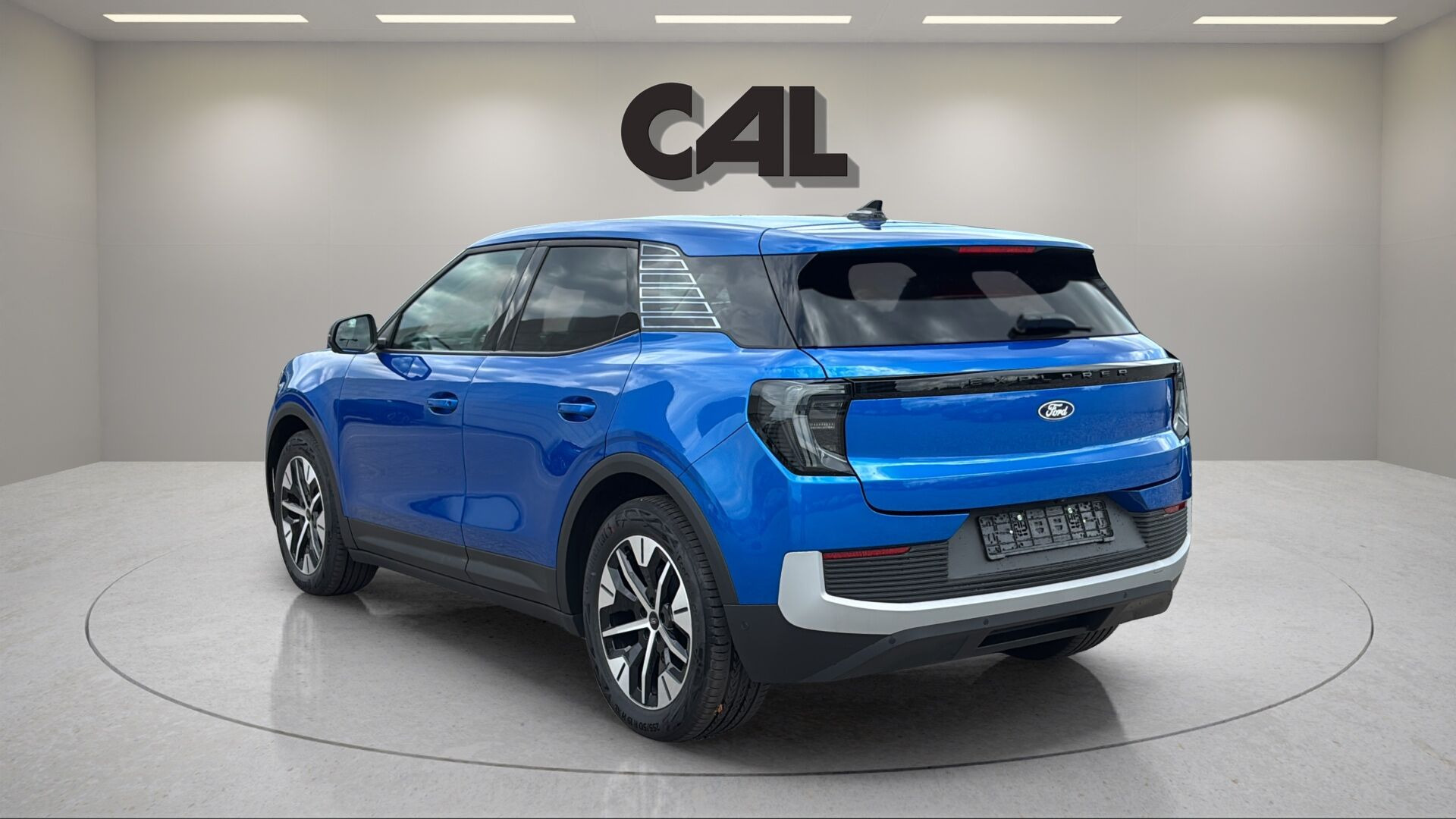 Blå Ford Explorer fra 2025