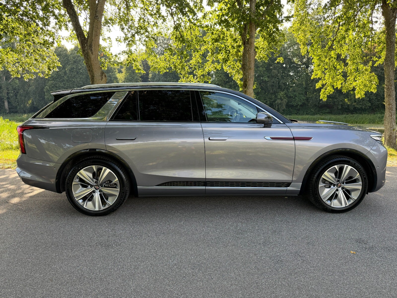 Grå Hongqi E-HS9 fra 2024
