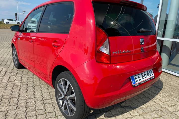 Rød Seat Mii fra 2021