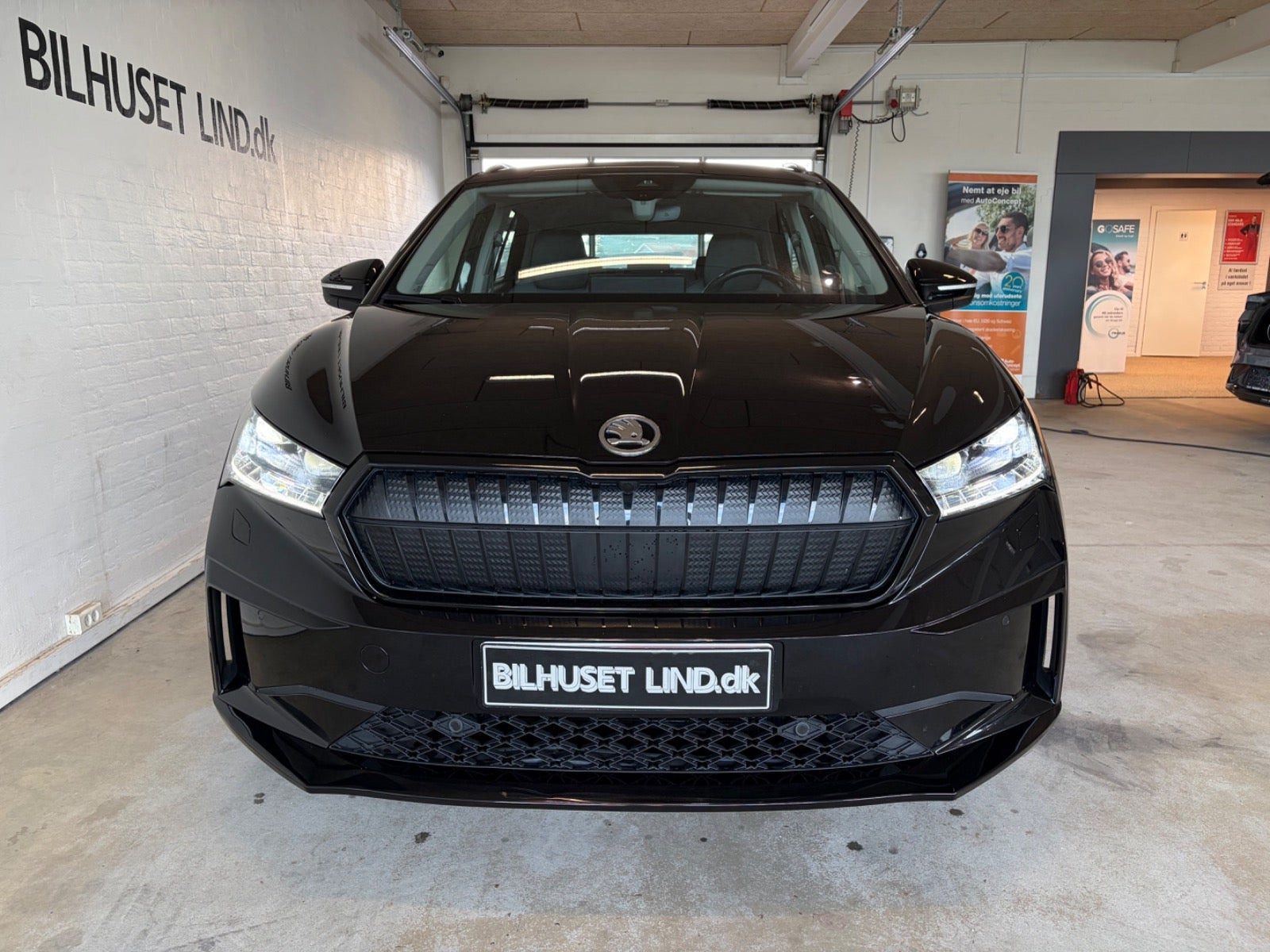 Sort Skoda Enyaq fra 2023