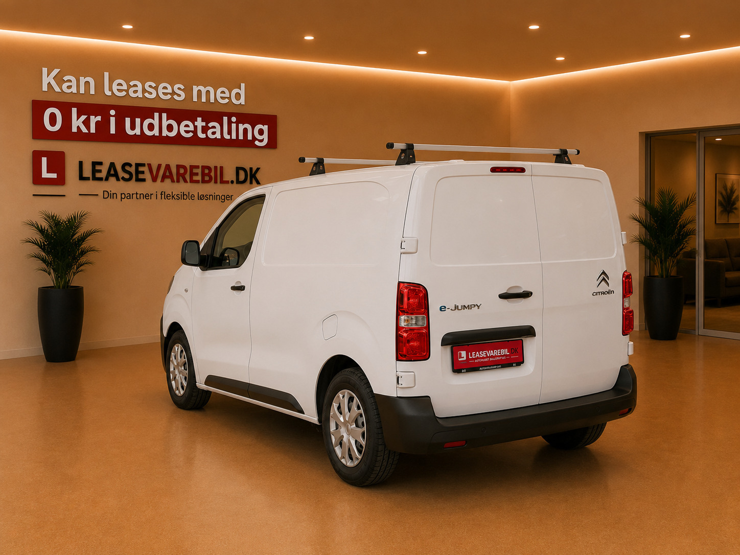 Hvid Citroën e-Jumpy fra 2021