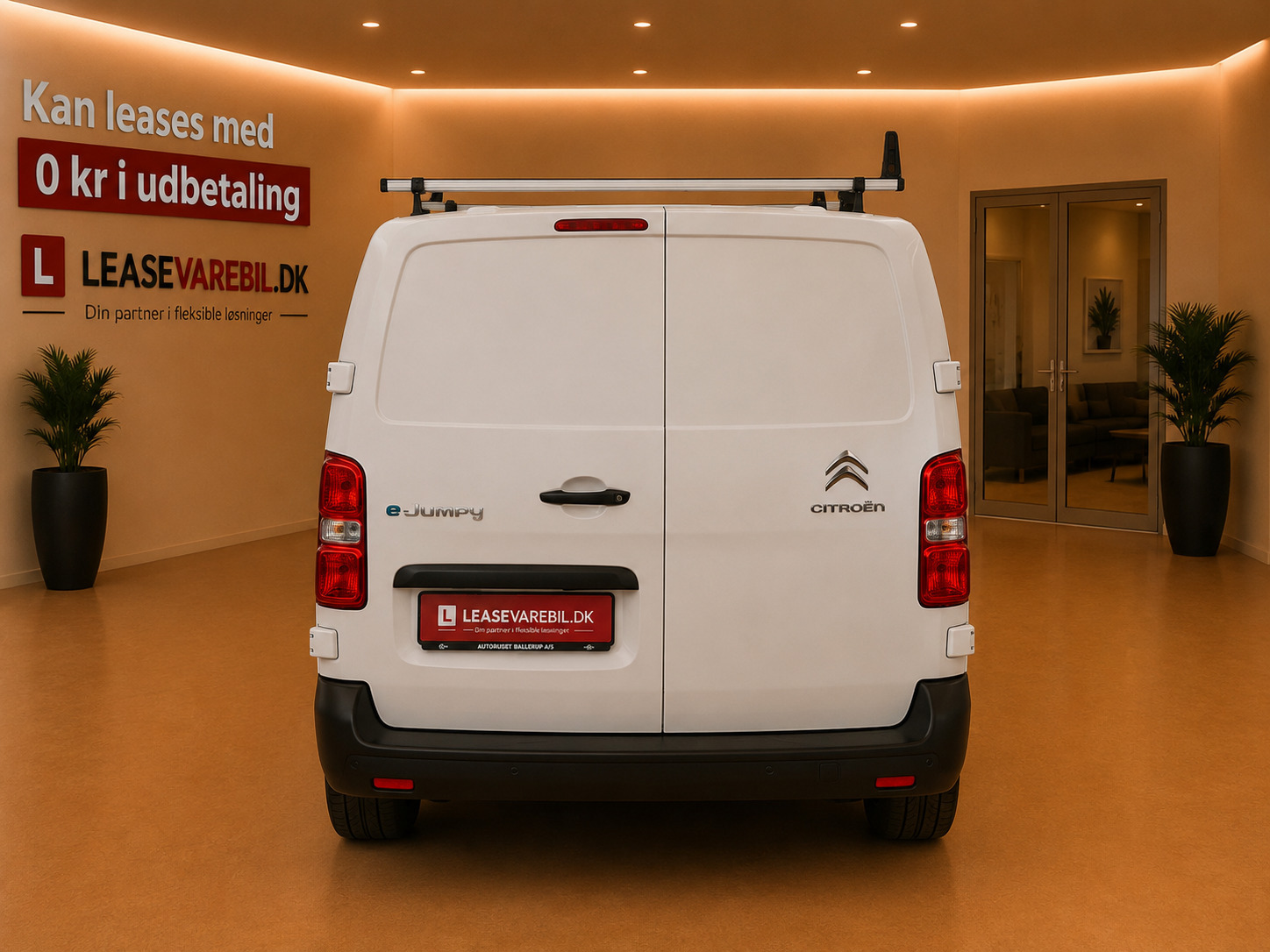 Hvid Citroën e-Jumpy fra 2021