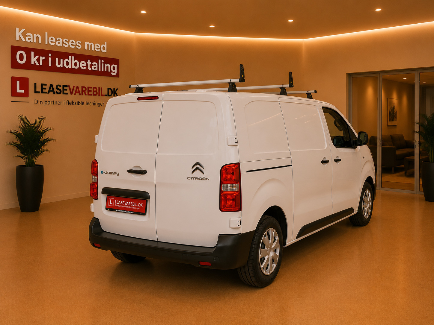 Hvid Citroën e-Jumpy fra 2021