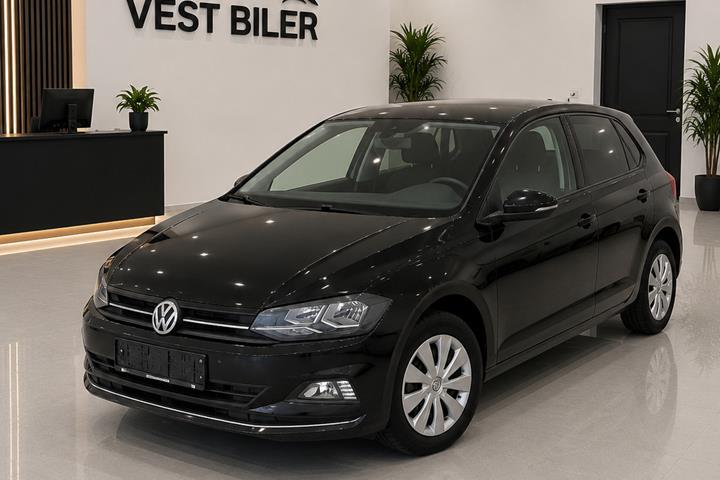 Sort VW Polo fra 2018