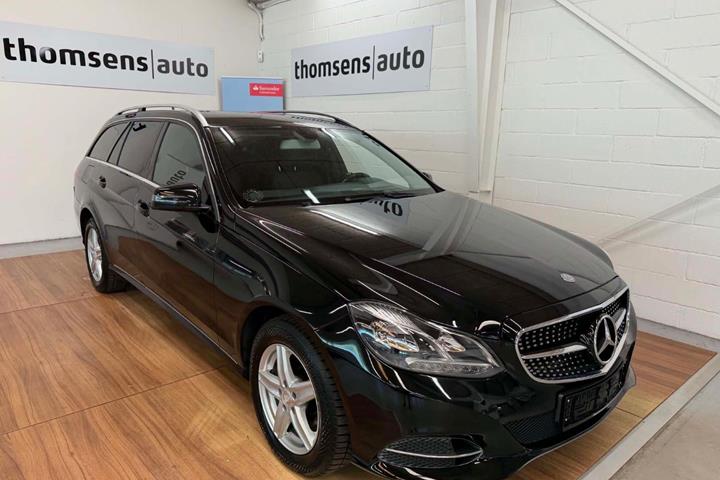 Sort Mercedes E200 fra 2014
