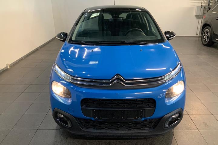 Blå Citroën C3 fra 2019