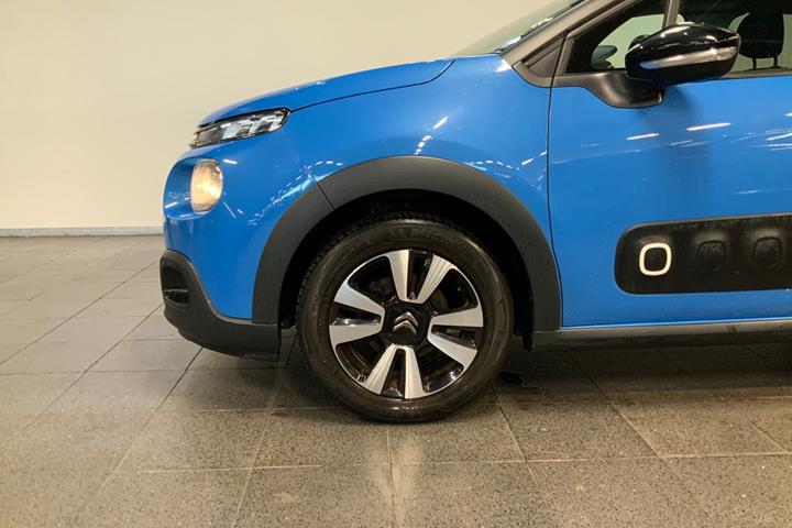 Blå Citroën C3 fra 2019