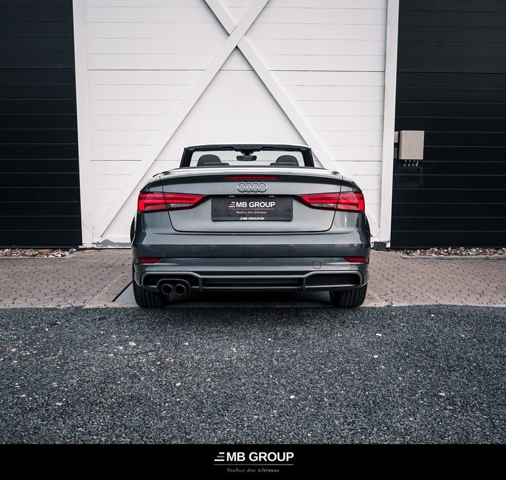 Grå Audi A3 fra 2017