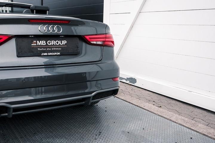 Grå Audi A3 fra 2017