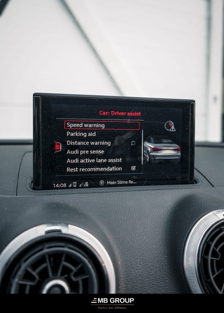 Grå Audi A3 fra 2017