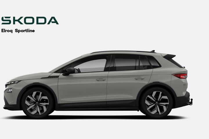 Grå Skoda Elroq fra 2025