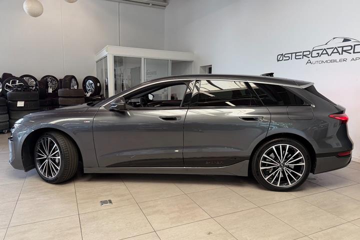 Grå Audi A6 e-tron fra 2026