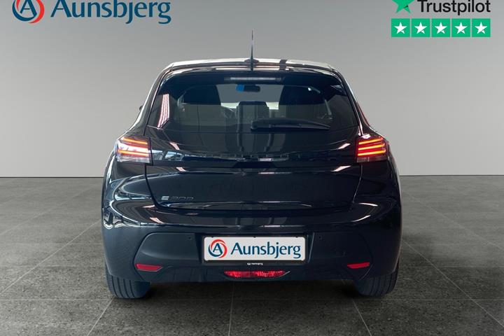 Sort Peugeot e-208 fra 2025