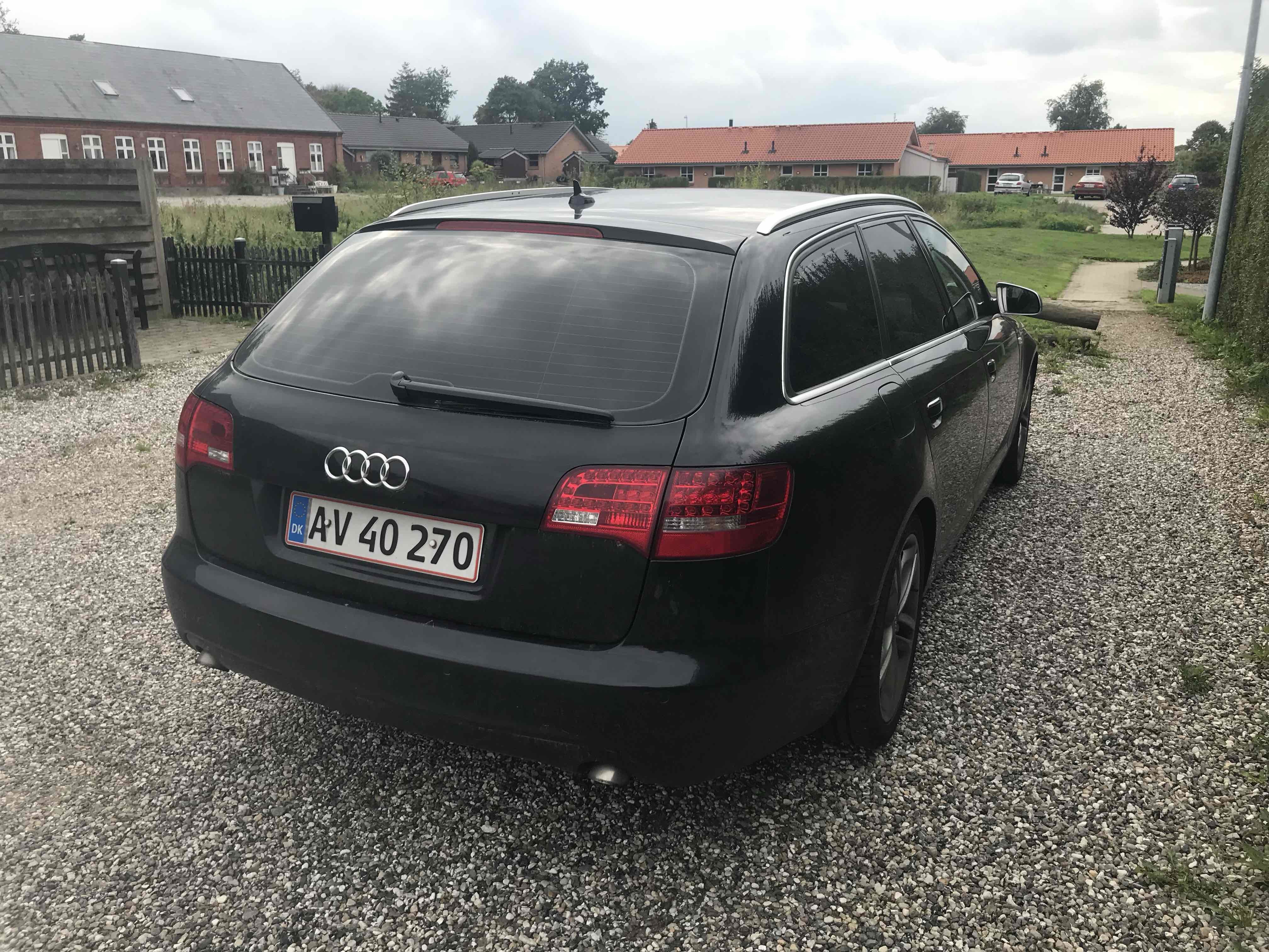 Sort Audi A6 fra 2006