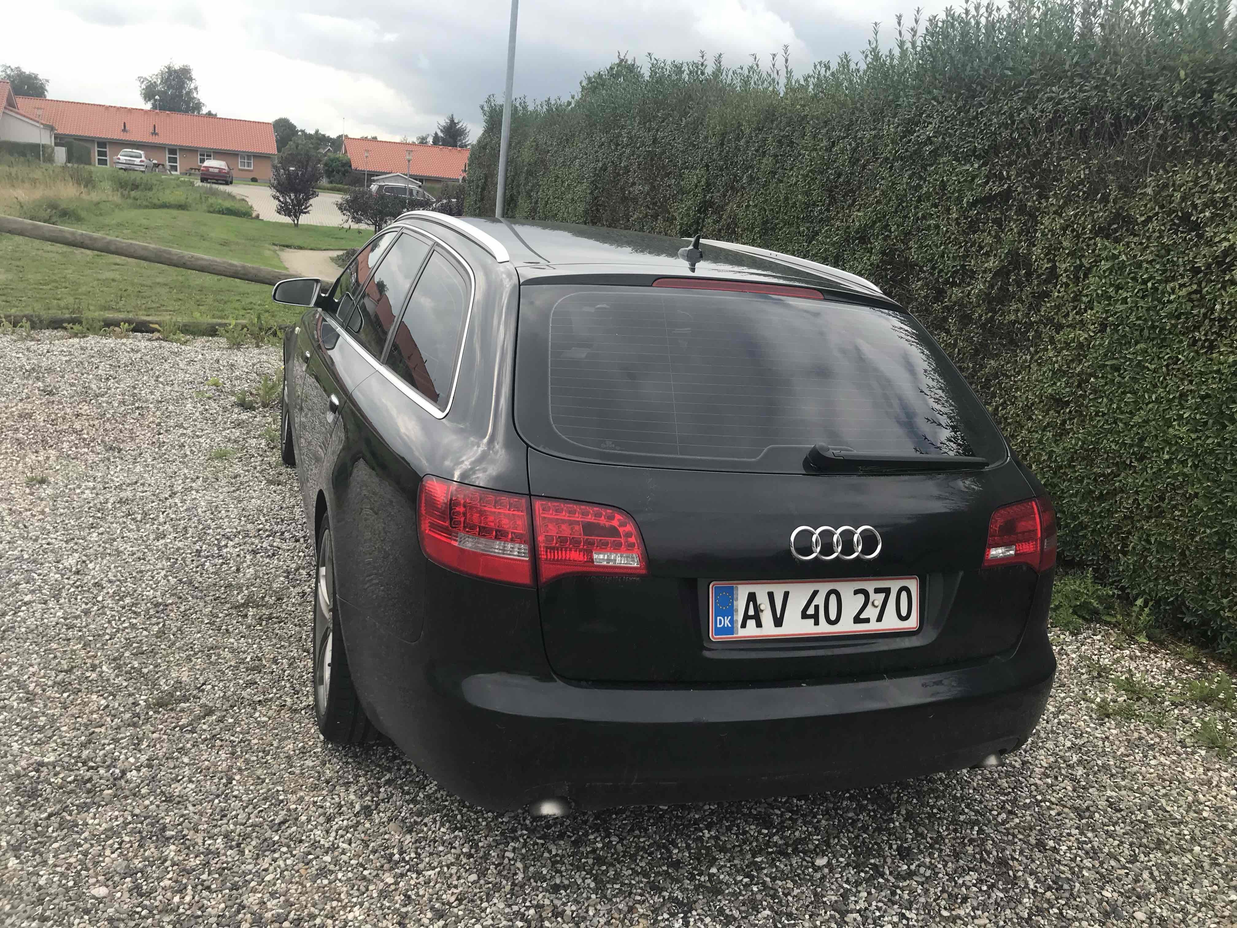 Sort Audi A6 fra 2006