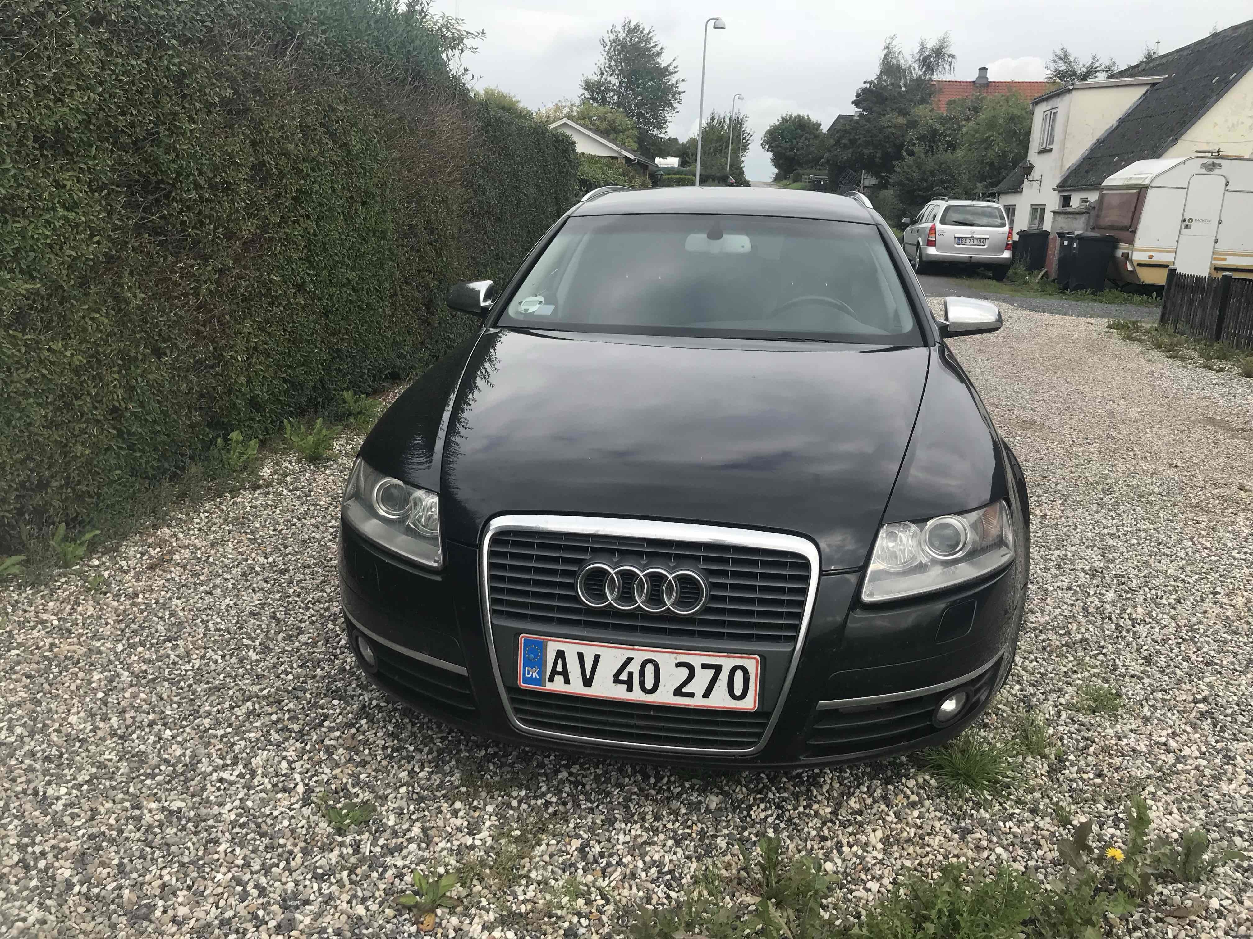 Sort Audi A6 fra 2006