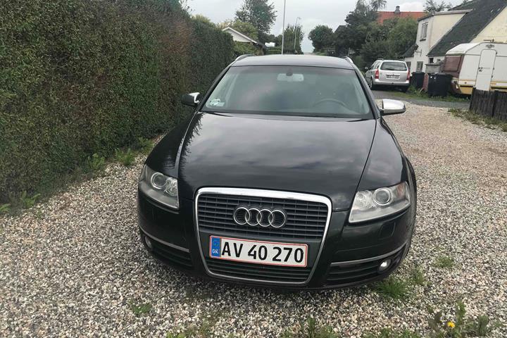 Sort Audi A6 fra 2006