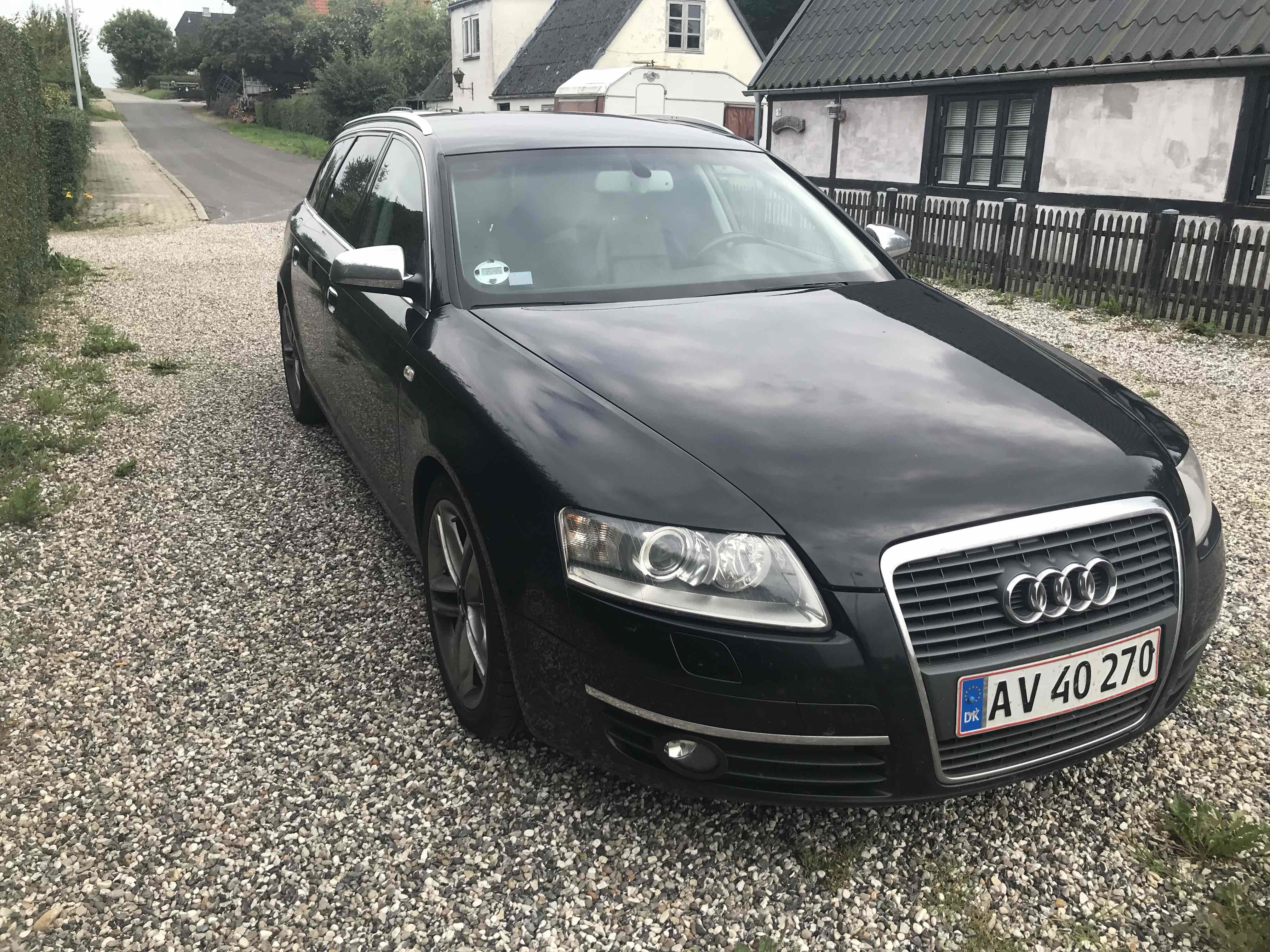 Sort Audi A6 fra 2006