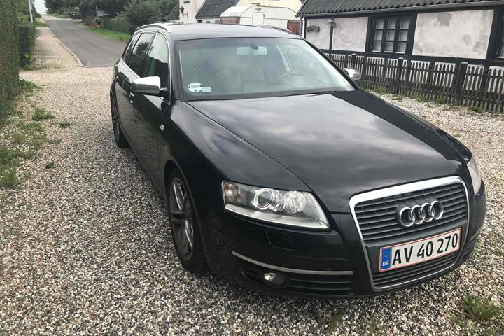 Sort Audi A6 fra 2006