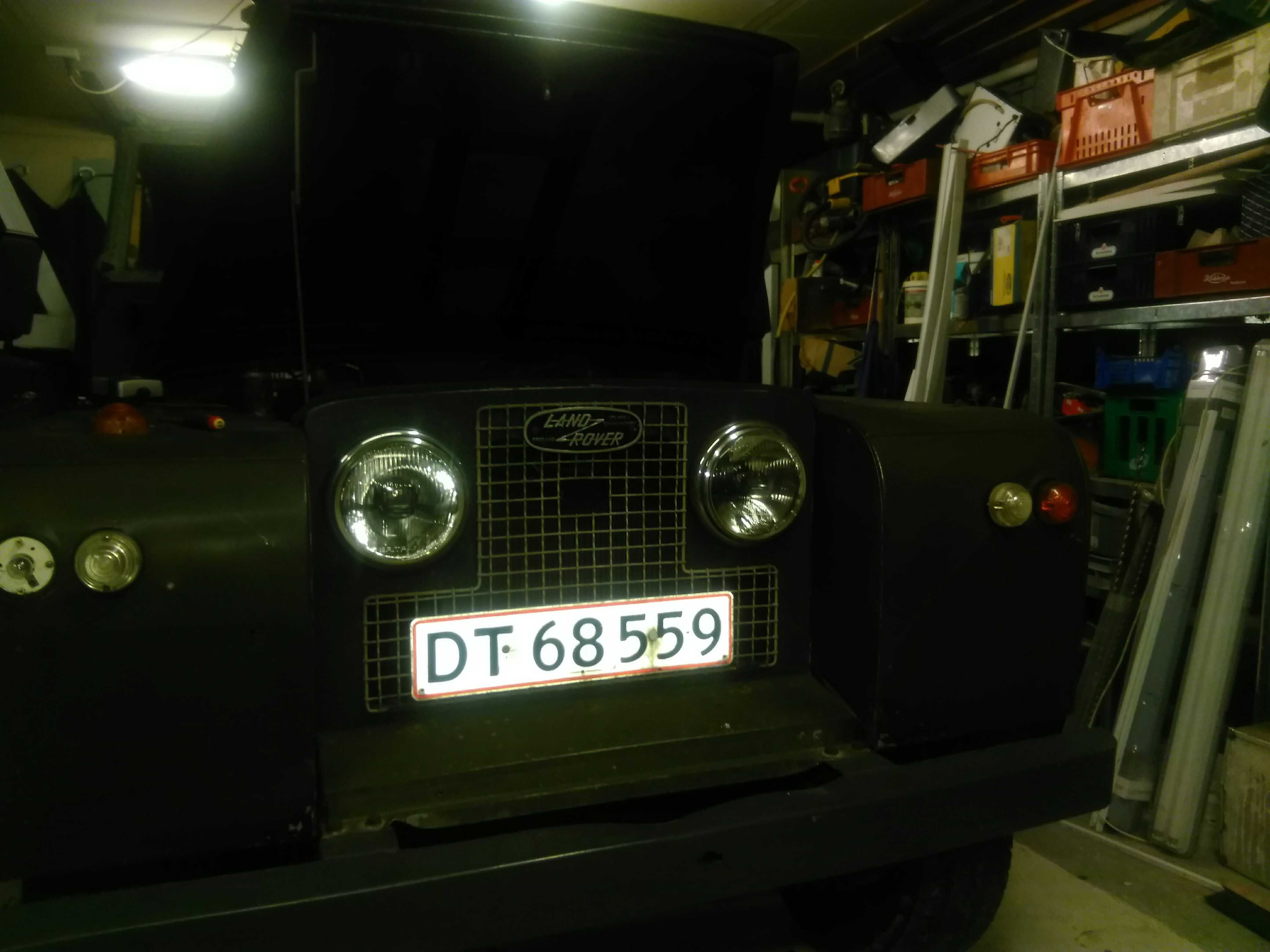 Grøn Land Rover Land Rover fra 1961