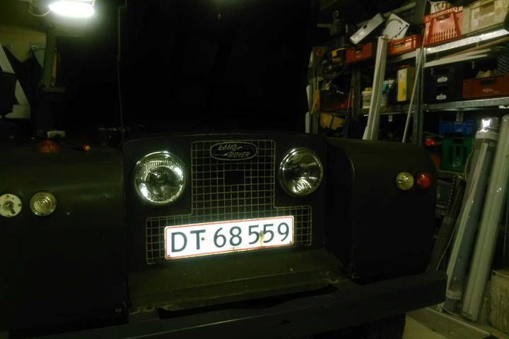 Grøn Land Rover Land Rover fra 1961