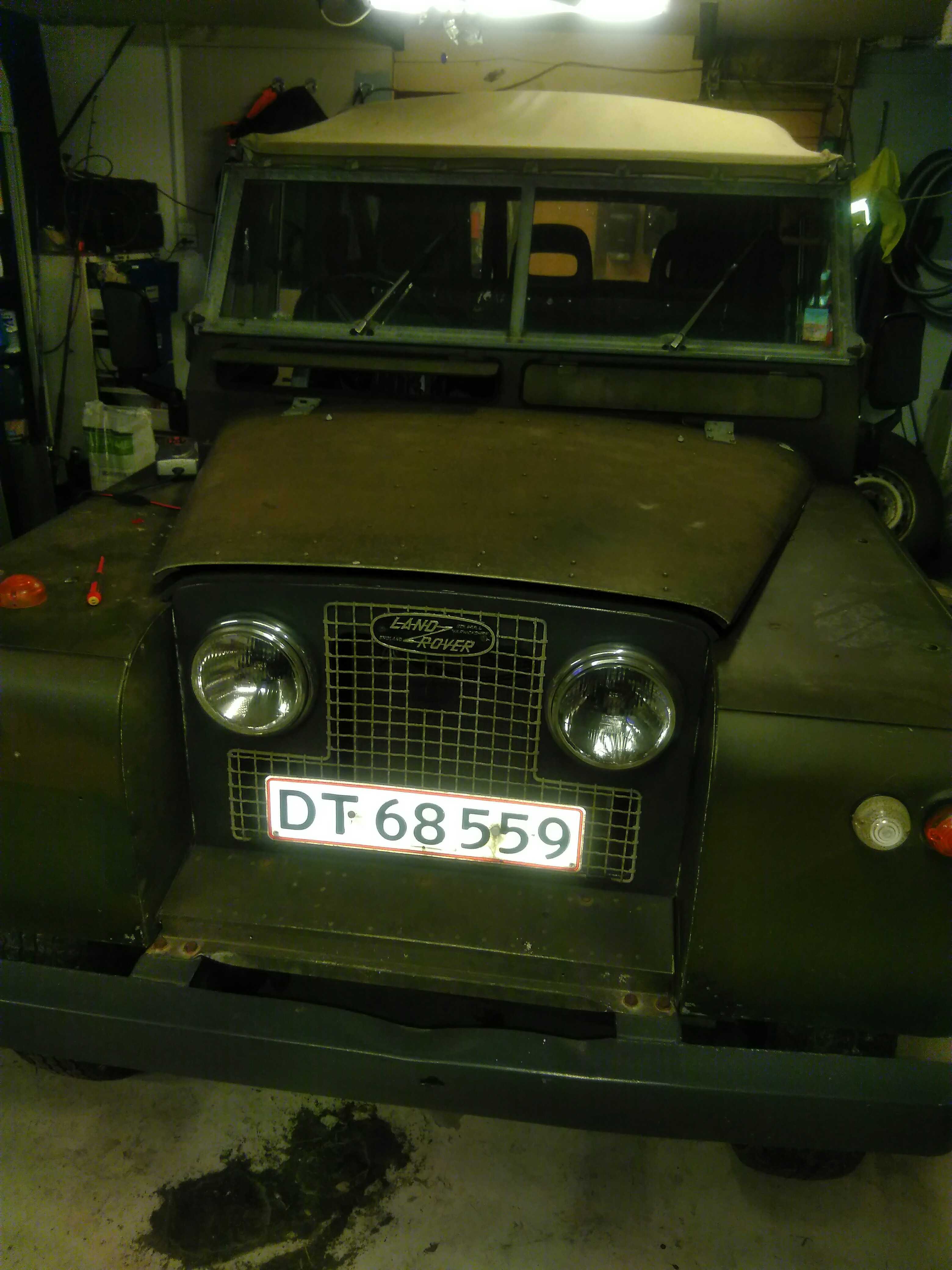 Grøn Land Rover Land Rover fra 1961
