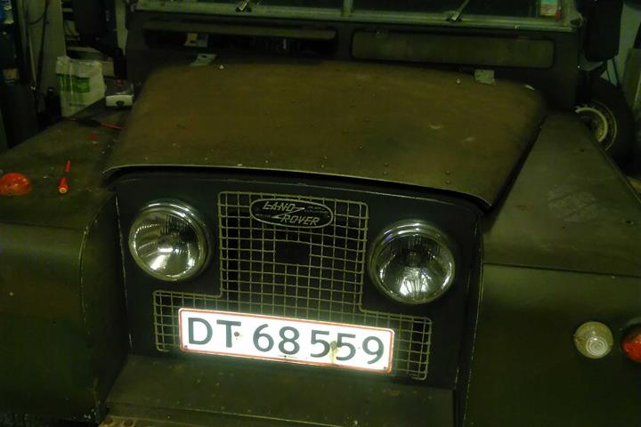 Grøn Land Rover Land Rover fra 1961