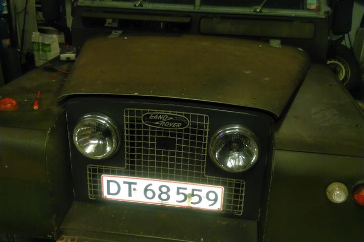 Grøn Land Rover Land Rover fra 1961