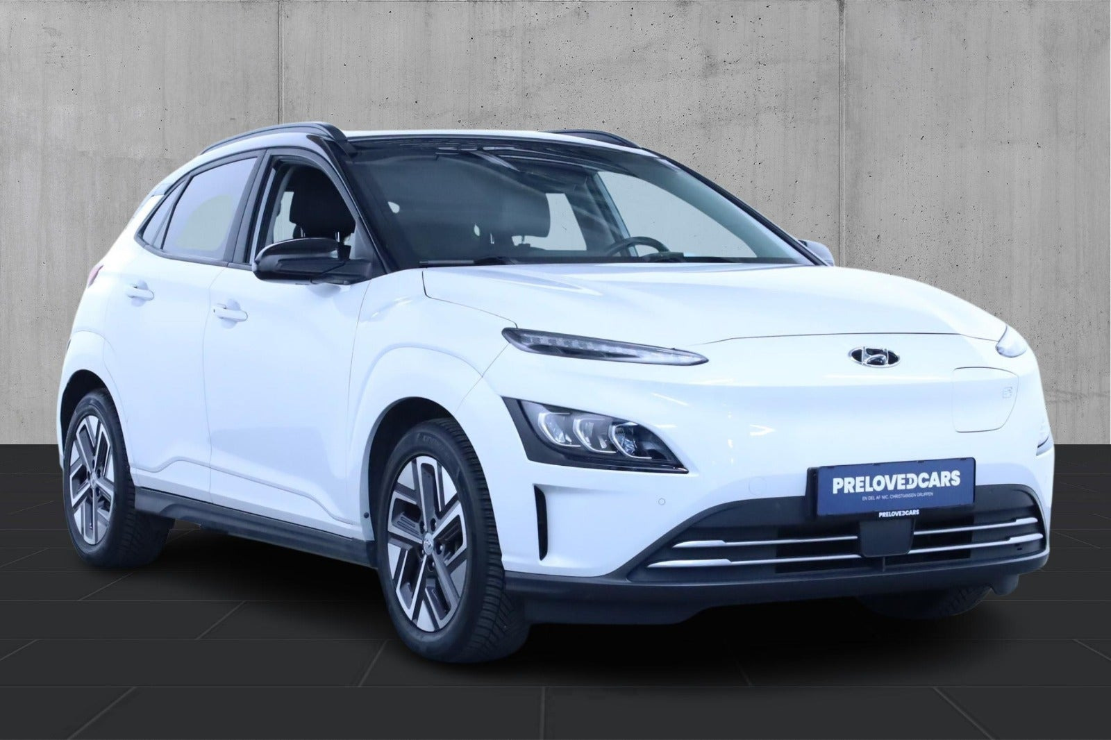 Hvid Hyundai Kona fra 2022