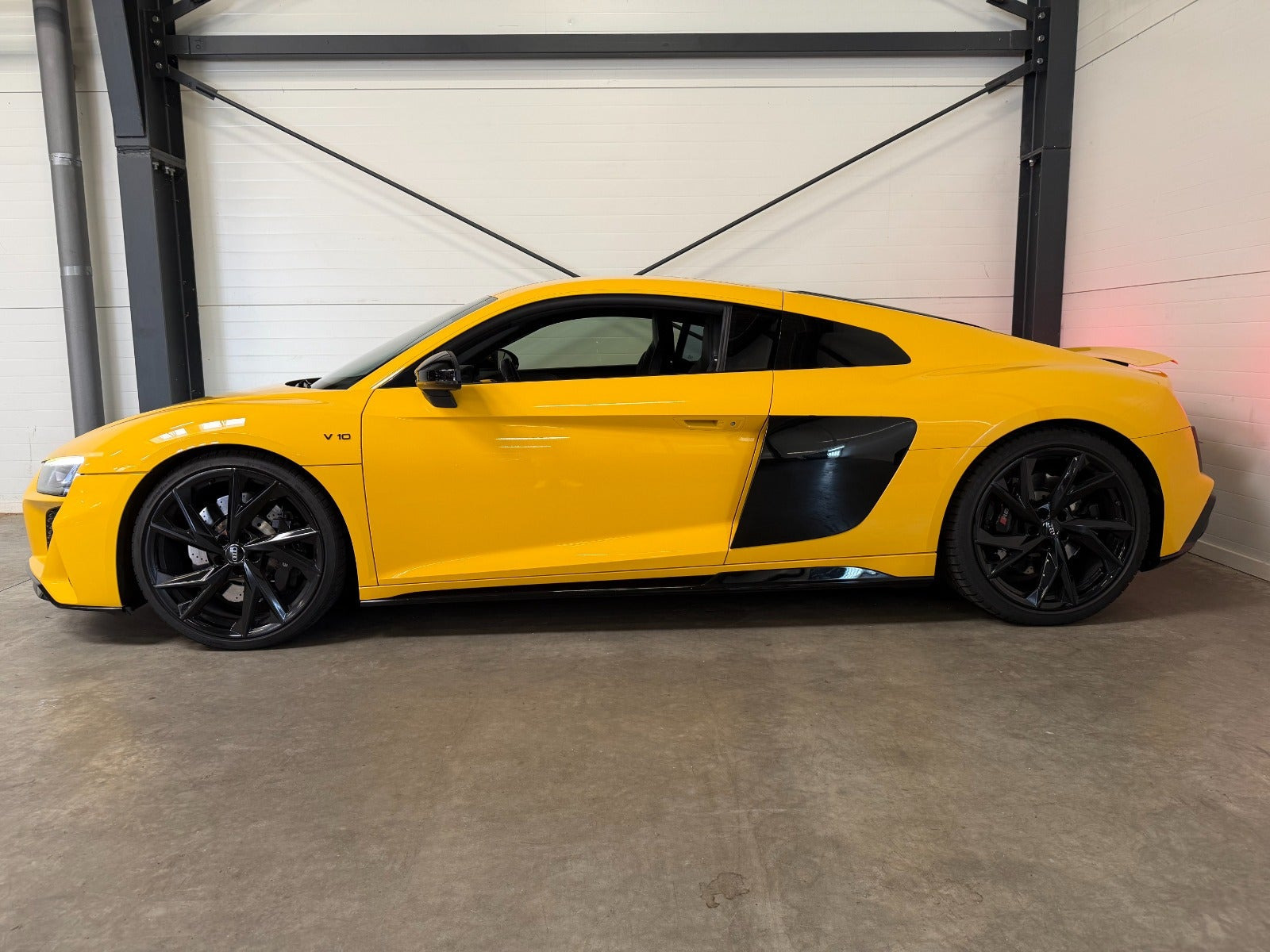 Gul Audi R8 fra 2021